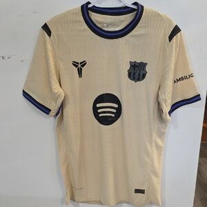 Nike Men's Beige Soccer Jersey